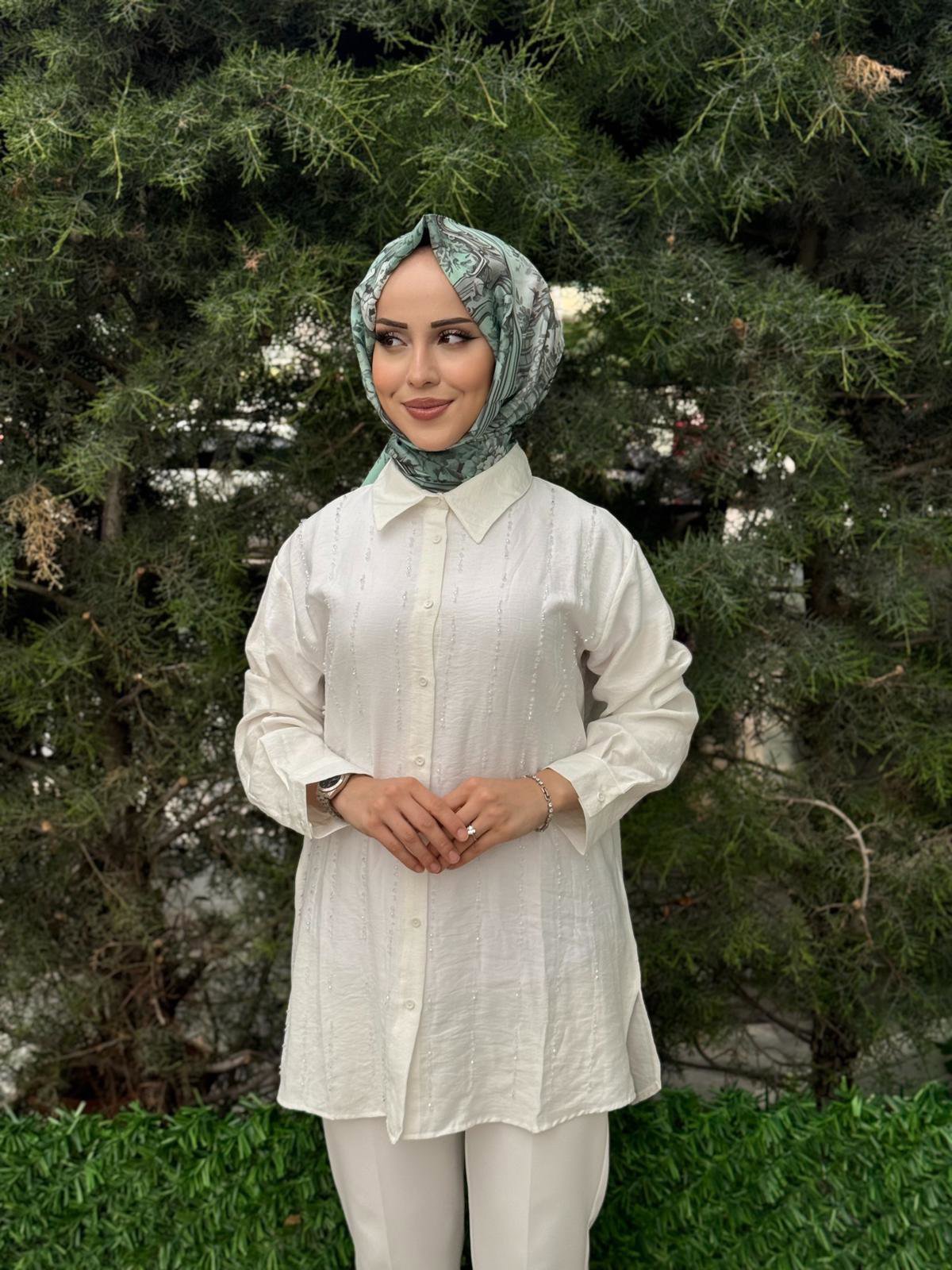 PAMUK KETEN GÖMLEK resmi