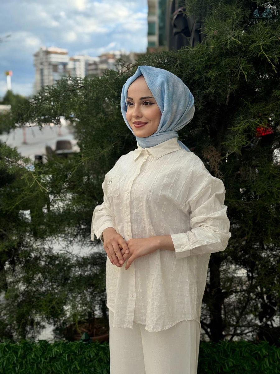 PAMUK KETEN GÖMLEK resmi