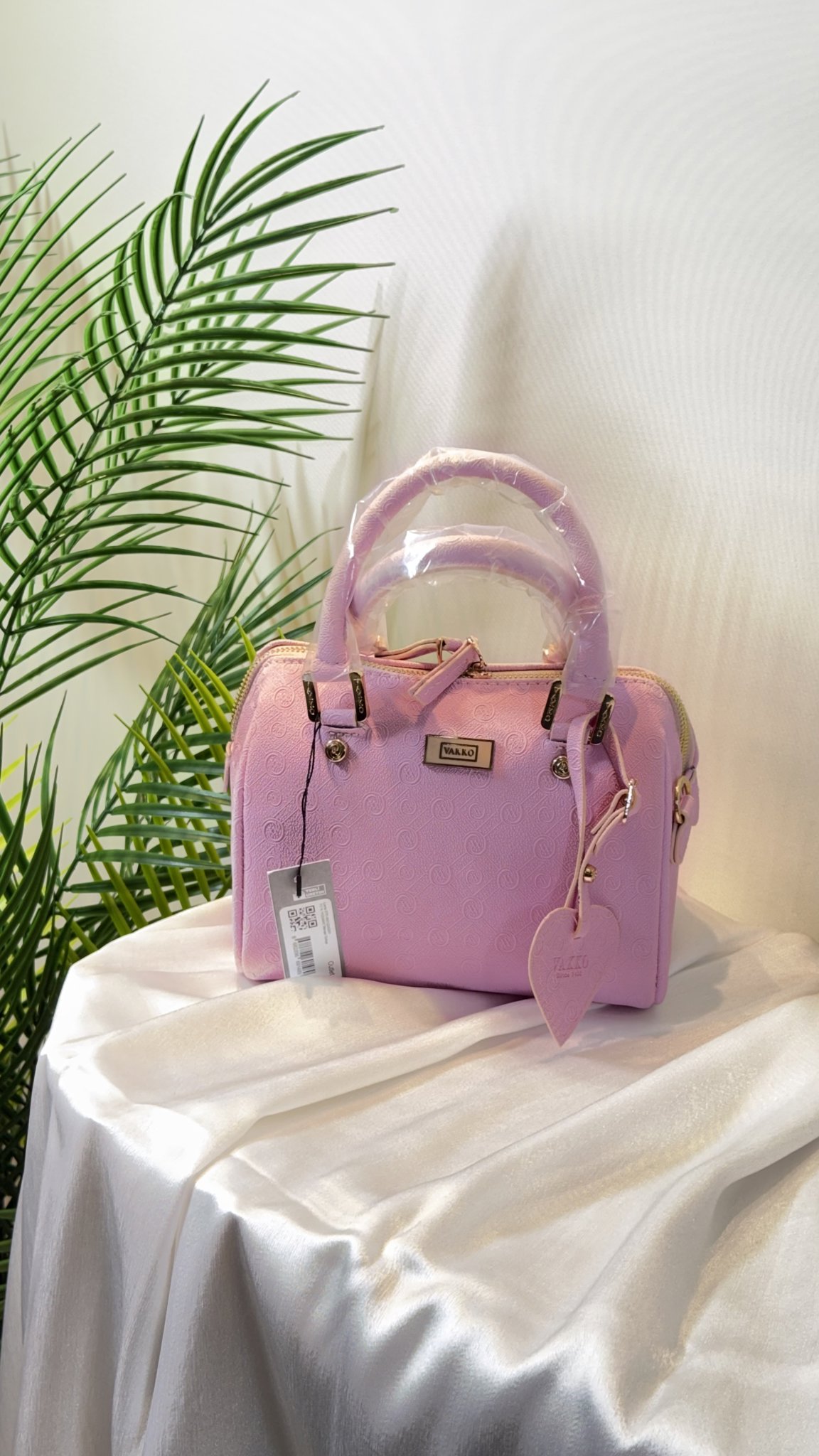 İTHAL 22 CM A KALİTE ÇANTA PEMBE resmi