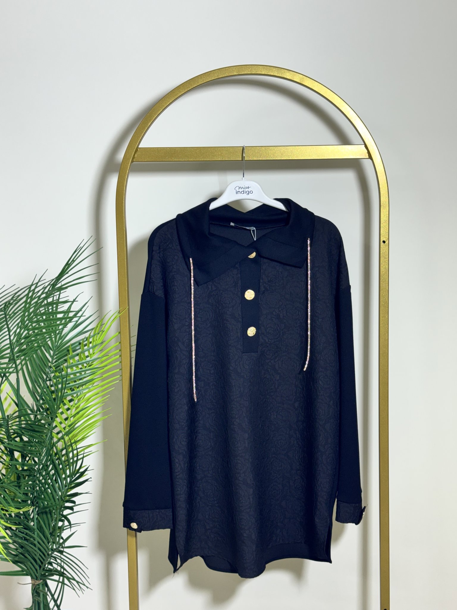 KABARTMA DETAYLI & OYSHO TUNİK resmi