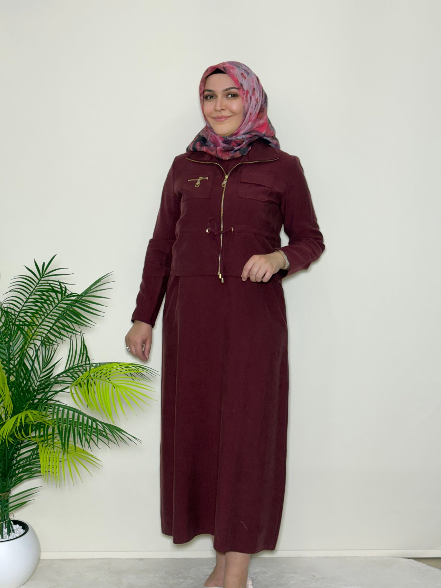 JİLELİ CEKETLİ ELBİSE resmi